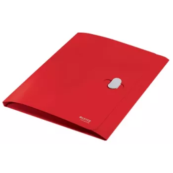 Leitz Recycle 3-Flap Folder, vokų segtuvas, A4, polipropilenas (PP), raudona, gulsčias, 150 lapų