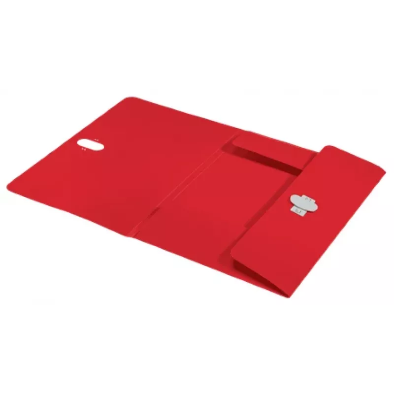 Leitz Recycle 3-Flap Folder, vokų segtuvas, A4, polipropilenas (PP), raudona, gulsčias, 150 lapų