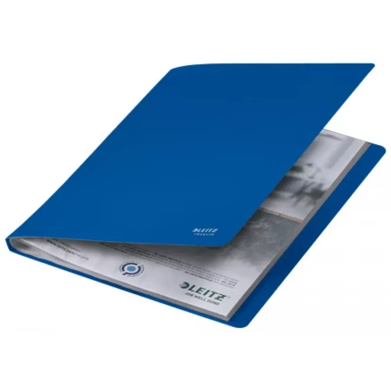 Leitz Recycle Display Book, mėlyna, polipropilenas (PP), 20 kišenių, 40 lapų, gulsčias/stačias, A4