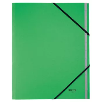 Leitz Recycle Card Divider Book segtuvas, A4, kartonas, žalias, 430 g/m², elastinė juosta