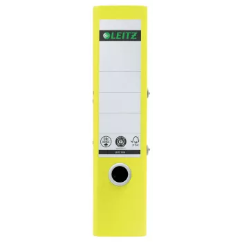 Leitz 180° Recycle segtuvas, A4, apvalus žiedas, laikymui, kartonas, geltona