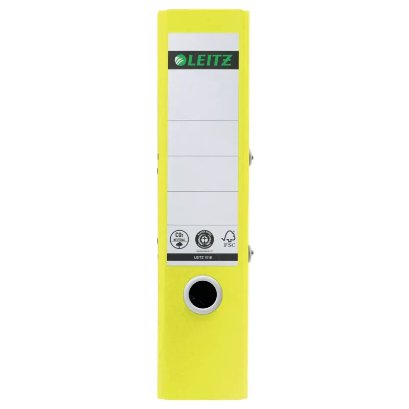 Leitz 180° Recycle segtuvas, A4, apvalus žiedas, laikymui, kartonas, geltona