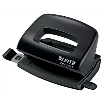 Leitz NeXXt Recycle Mini skyltuvas, 10 lapų, juodas, plastikinis, 8 cm, 5,5 mm, A4