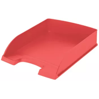 Leitz Recycle dokumentų dėklas, plastikinis, raudonas, A4+, A4, 1 stalčius, 255 x 70 x 357 mm