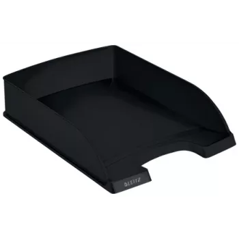 Leitz Recycle laiškų dėklas, plastikas, juodas, A4+, 1 stalčius, 255 x 70 x 357 mm
