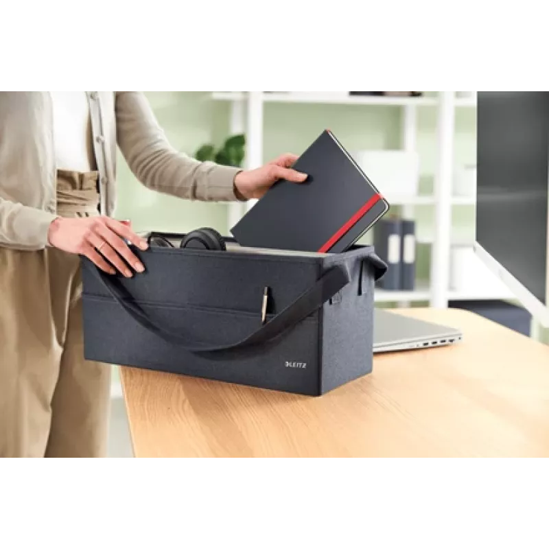Leitz Fabric Hot Desking Work Bag – praktiškas darbo krepšys karšto stalo principu