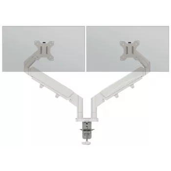 Leitz Ergo Space Saving dvikompiuterinė monitorių rankena, spaustuvas/veržlė, 18 kg, 43,2 cm (17 col.), 81,3 cm (32 col.), 100 x 100 mm, pilka
