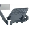 Leitz Ergo Space Saving dviejų monitorių ir nešiojamojo kompiuterio laikiklis, spaustuvas/varžtas, 18 kg, 43,2 cm (17 colių), 81,3 cm (32 coliai), 100 x 100 mm, tamsiai pilkas