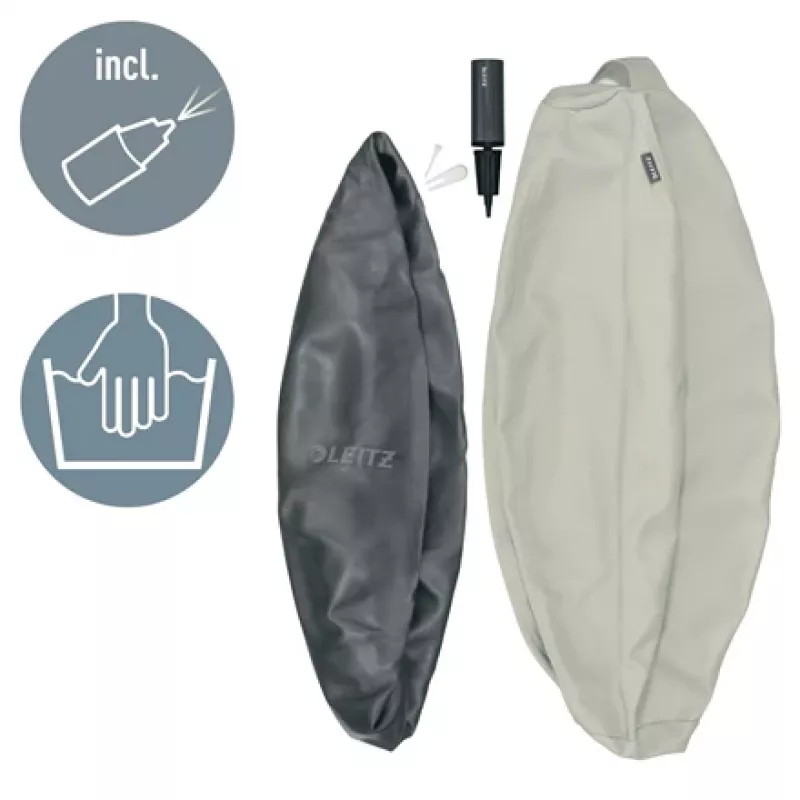 Leitz Ergo Active sėdimas kamuolys su stabdymo funkcija 65 cm, pilkoji