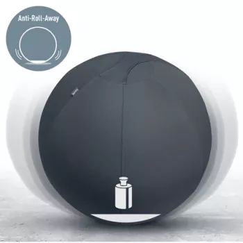 Leitz Ergo Active sėdėjimo kamuolys su stabdymo funkcija 65 cm, pilkoji spalva