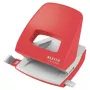 Leitz NeXXt Recycle skylių perforatorius, 30 lapų, raudonas, plastikinis, 8 cm, 5,5 mm, A4, A5, A6, Folio, US-Quart, 8 x 8 x 8 cm
