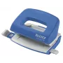 Leitz NeXXt Recycle Mini skylių perforatorius, 10 lapų, mėlynas, plastikinis, 8 cm, 5,5 mm, A6