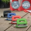 Leitz NeXXt Recycle Mini Skylenis, 10 lapų, juodas, plastikinis, 8 cm, 5,5 mm, A4