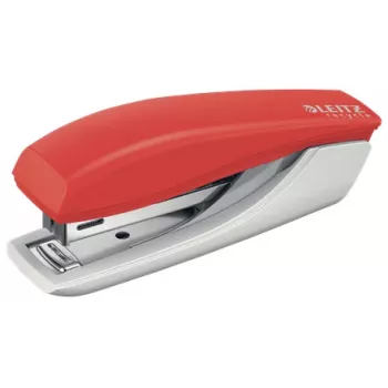 Leitz NeXXt Recycle Mini segiklis, 10 lapų, raudonas, standartinis užlenkimas, plastikas, 80 g/m², 3,5 cm
