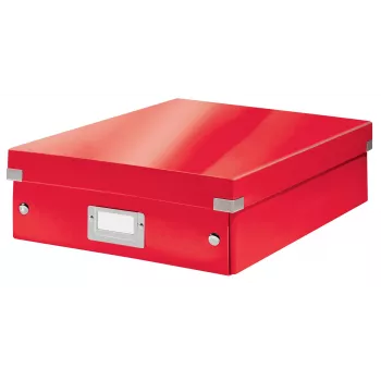 Leitz Click & Store WOW Medium Organiser Box, raudona, stačiakampė