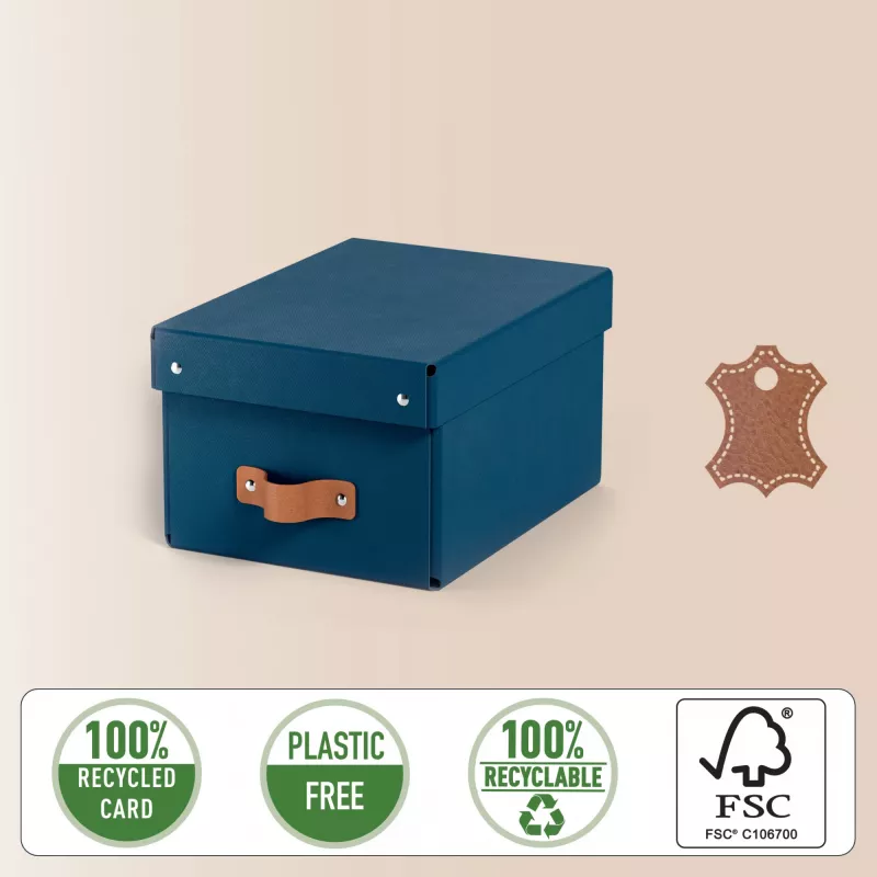 Leitz Puro dėžutė su dangčiu, maža, 7L, 100% perdirbtas kartonas, 2 vnt. pakuotė