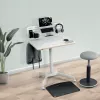 Stalinis vertikalus organizatorius Leitz Ergo Small Pegboard, 42x25 cm, MDF, perdirbtas plastikas, guma, baltas, spaustuvinis montavimas