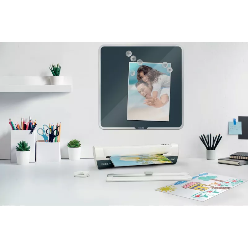 Leitz iLAM Home 4-in-1 A4 laminavimo rinkinys, 24 cm, karštas laminatorius, 300 mm/min, 0,4 mm, A4, 100 µm
