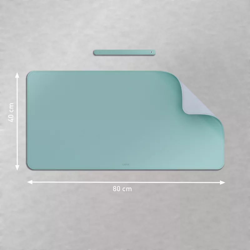 Leitz Large stalo kilimėlis, mėtų spalva, PVC, 400x800 mm