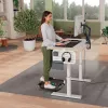Leitz Ergo Active ergonominis stovėjimo kilimėlis nuovargiui mažinti, stačiakampis, juodas, poliuretanas, 605 x 681 mm