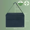Leitz Fabric Compact Hot Desking Work Bag su dangčiu, pilka, 20x35.5x23.5 cm