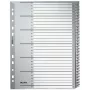 Leitz 12810000 Skaitmeniniai skirtukai, kartoniniai, pilki