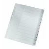 Leitz 12820000 Skaitmeniniai skirtukai Kartonas Pilka