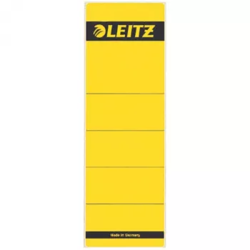 Lipnios etiketės Leitz 16420015 geltonos stačiakampės 10 vnt.
