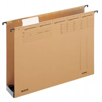 Leitz ALPHA segtuvas ant pakabinimo, A4, ruda, kartonas/plastikas