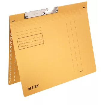 Kabantis segtuvas Leitz 20140015, A4, geltonas, kartoninis