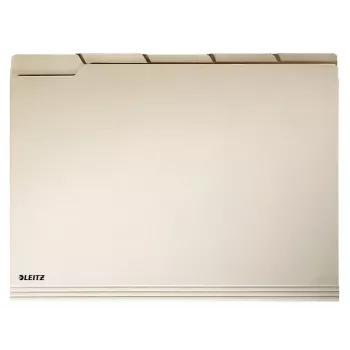 Leitz 24340011 tuščias skirtukų indeksas, kartoninis, baltas