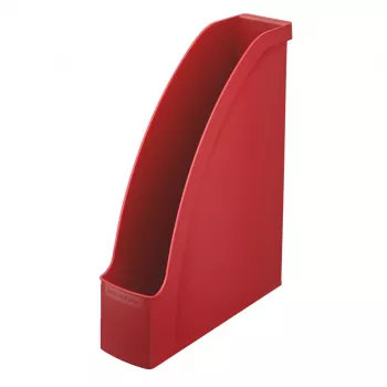 Leitz Plus standartinis žurnalinis segtuvas, raudonas, plastikinis, A4, 7 cm