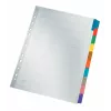 Leitz 43210000 tuščios kortelės skirtukai, kartoniniai, įvairiaspalviai