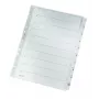 Leitz 43240000 Skaitmeniniai skirtukai, kartonas, plastikas, pilka