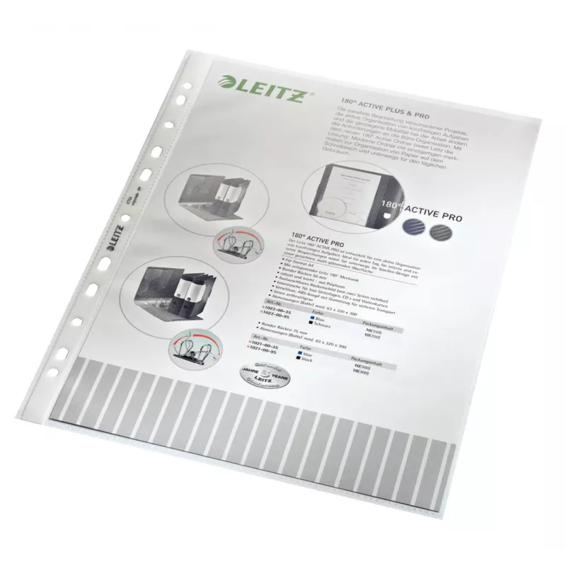 Leitz High Quality kišeninis aplankas, A4, skaidrus, 100 vnt.