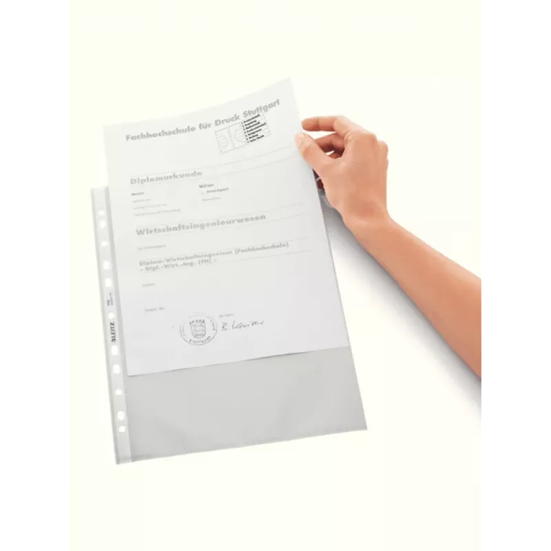 Kišenė dokumentams Leitz 47960000 A4 permatoma, polipropilenas (PP)