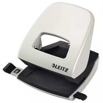 Leitz NeXXt 5008 skylmušis, 2 skylės, 30 lapų, juodas/pilkas, metalas/plastikas