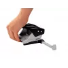 Leitz NeXXt skylmušė 5008, 2 skylės, 30 lapų, juoda/balta, metalinė