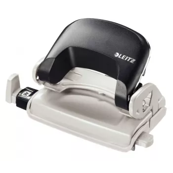 Leitz skylmuštuvas 5058 NeXXt, 2 skylės, 10 lapų, juodas