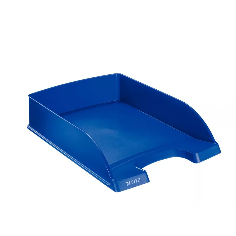 Leitz Plus standartinis dėklas laiškams, polistirolas, mėlynas, 255x357x70 mm