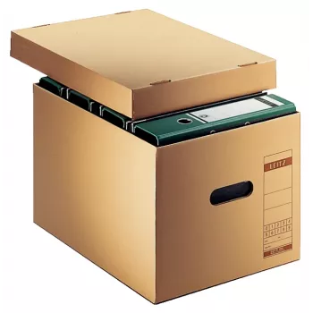Leitz 60810000 dėžutė dokumentams laikyti, kartoninė, ruda