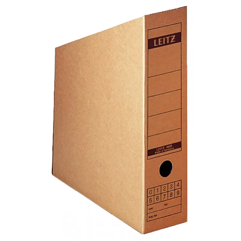 Leitz 60830000 dėžutė dokumentams laikyti, kartoninė, ruda