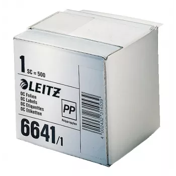 Lipnios etiketės Leitz 66411000 Skaidrios