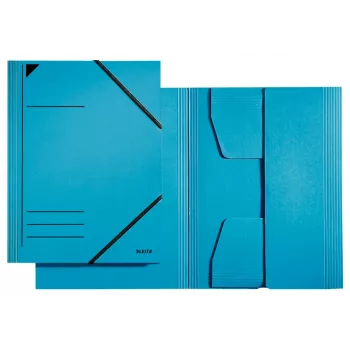 Leitz 39810035 segtuvas su gumomis, kartoninis, mėlynas, A4