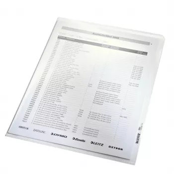 Leitz 40200003 segtuvų įdėklas A4 formatui, skaidrus, polipropilenas