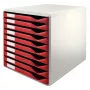 Leitz 52810028 dėžutė dokumentams laikyti, polistirolas, bordo, pilka