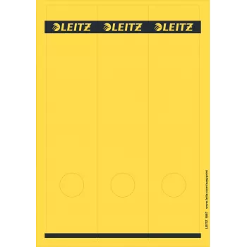 Leitz 16870015 lipnios etiketės geltonos stačiakampės 75 vnt.