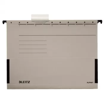 Leitz Alpha Folder vienkartinė segtuvų byla A4 pilka