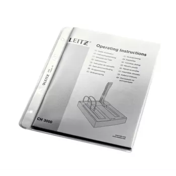 Leitz Premium Kišenė A5, 30% perdirbto plastiko, skaidri