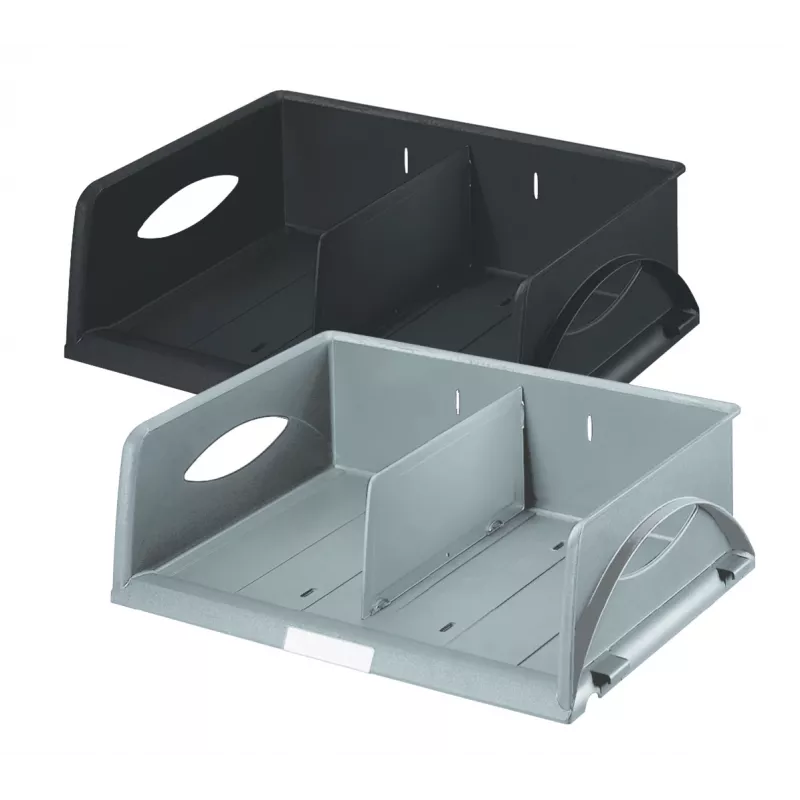 Leitz Tray Sorty Landscape Standard dėklas, plastikinis, juodas, A4, 405 mm, 300 mm, 125 mm